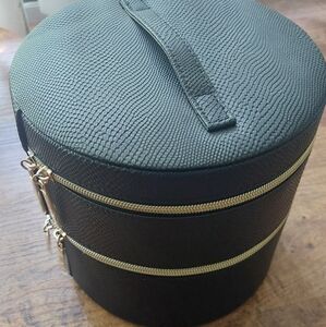 Lancome Black and Gold Textured Case